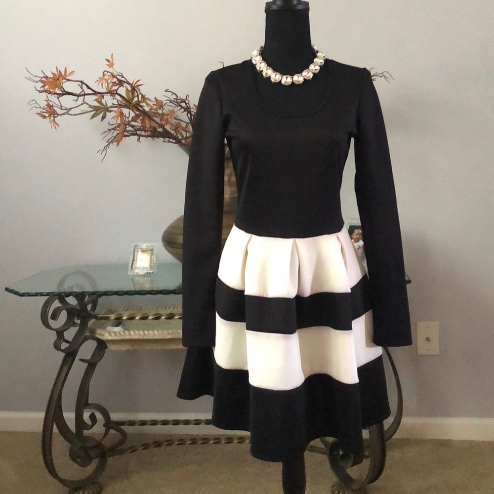 Black and White Dress